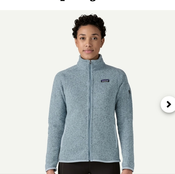 Patagonia Jackets & Blazers - Patagonia Women's Light Blue Teddy Jacket Sz XL